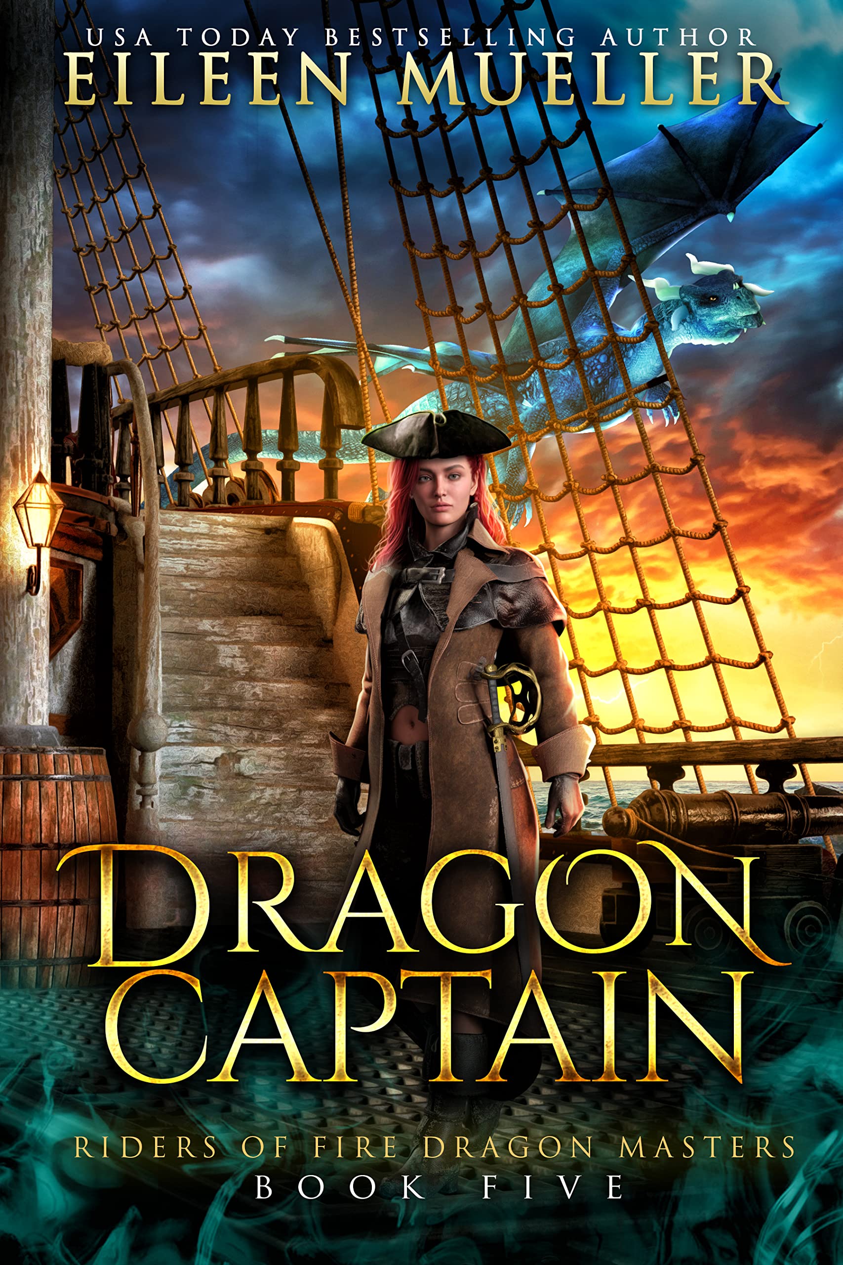 Dragon Captain: Riders of Fire Dragon Masters, Book Five - A Dragons' Realm young adult epic fantasy adventure