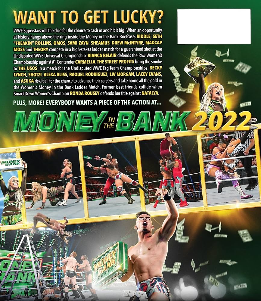 Amazon.co.jp: WWE: Money in the Bank 2022 [DVD] : DVD