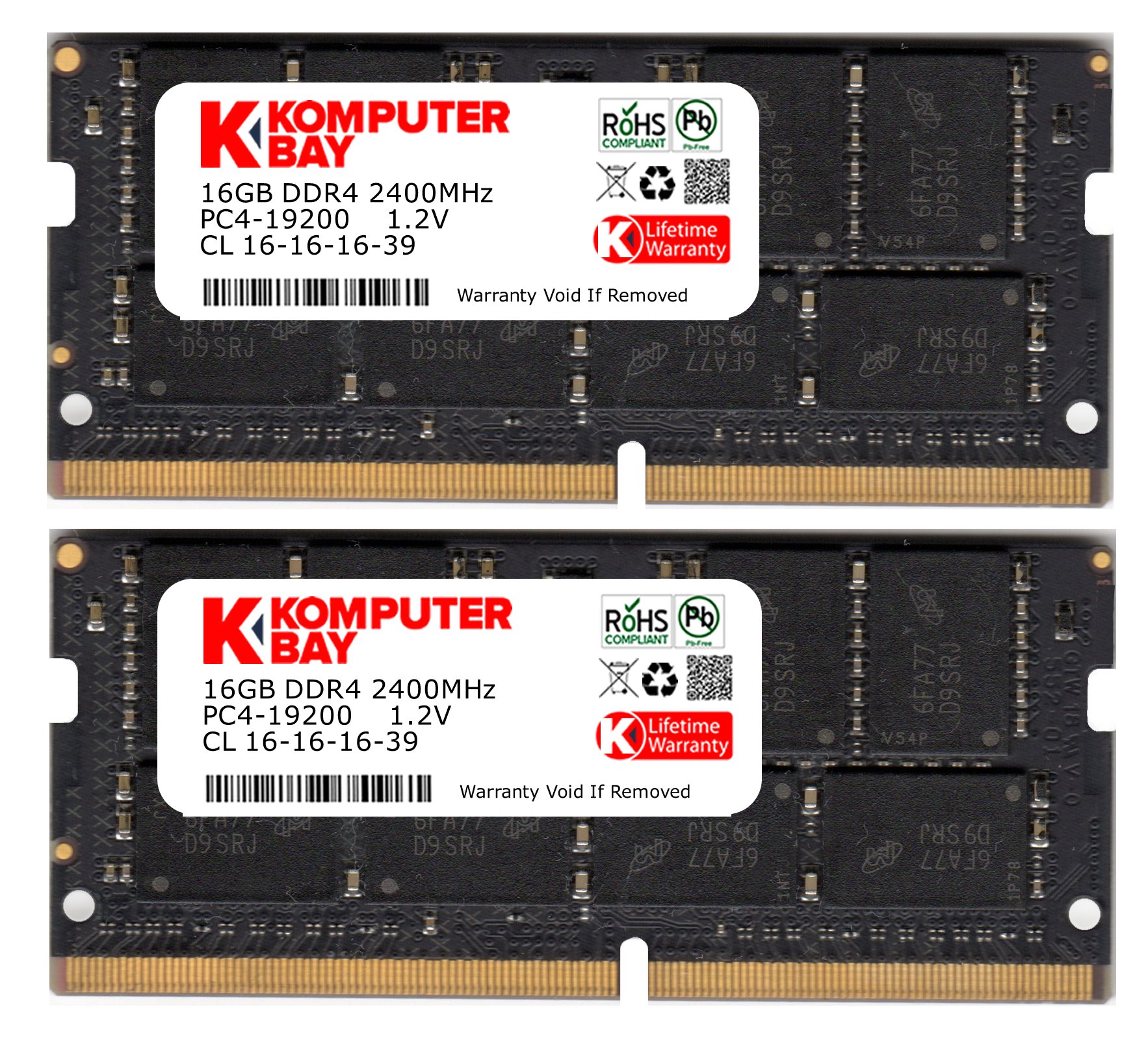 Amazon.co.jp: Komputerbay DDR4 ノート用メモリー 16GB x2 (2400MHz