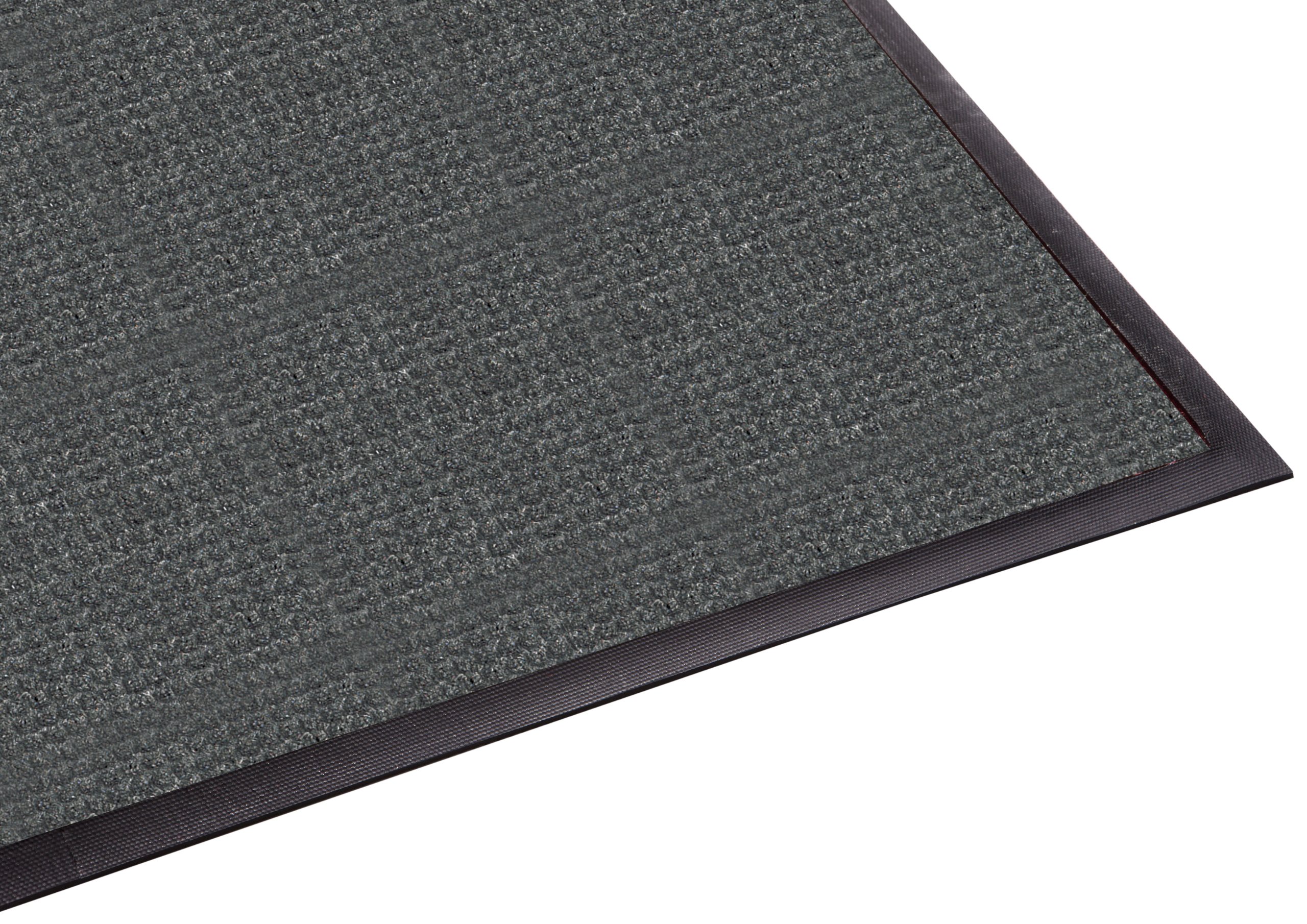 Guardian WaterGuard Indoor/Outdoor Wiper Scraper Floor Mat, Rubber/Nylon, 4'x12', Charcoal