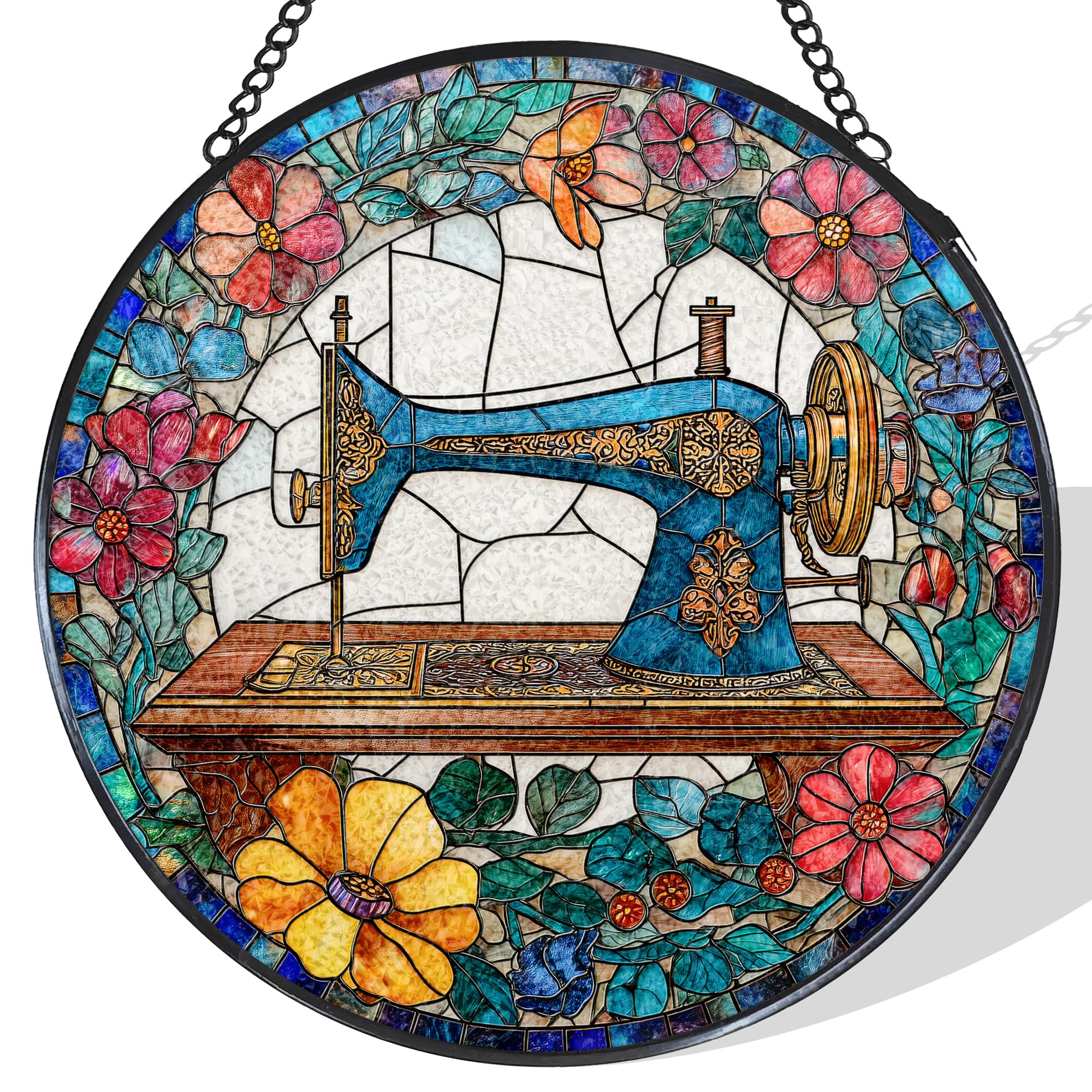 Stained Glass Sun Catcher - Sewing Gift for Quilters -1