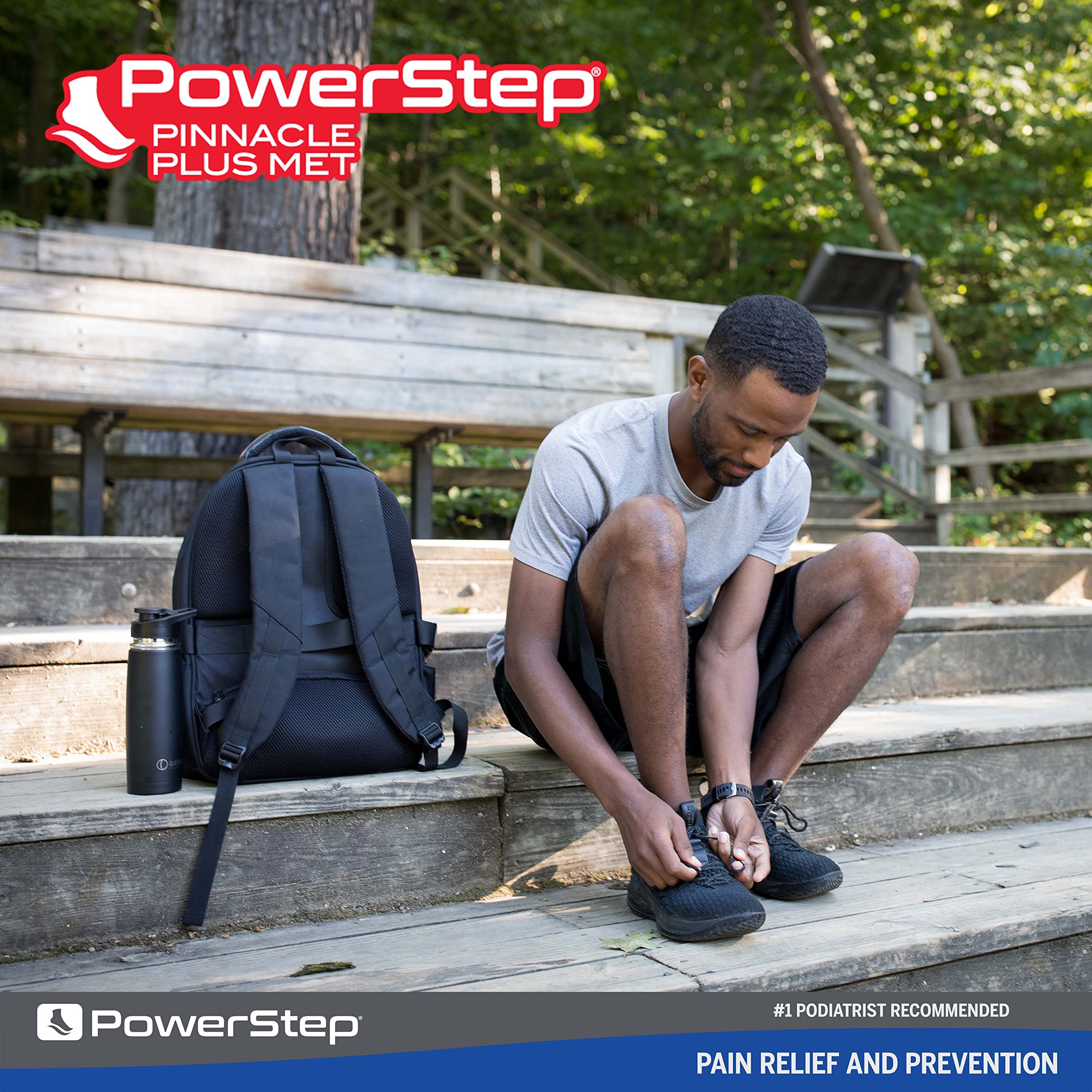 Powerstep Pinnacle Plus Met Insoles, Neutral Arch Support