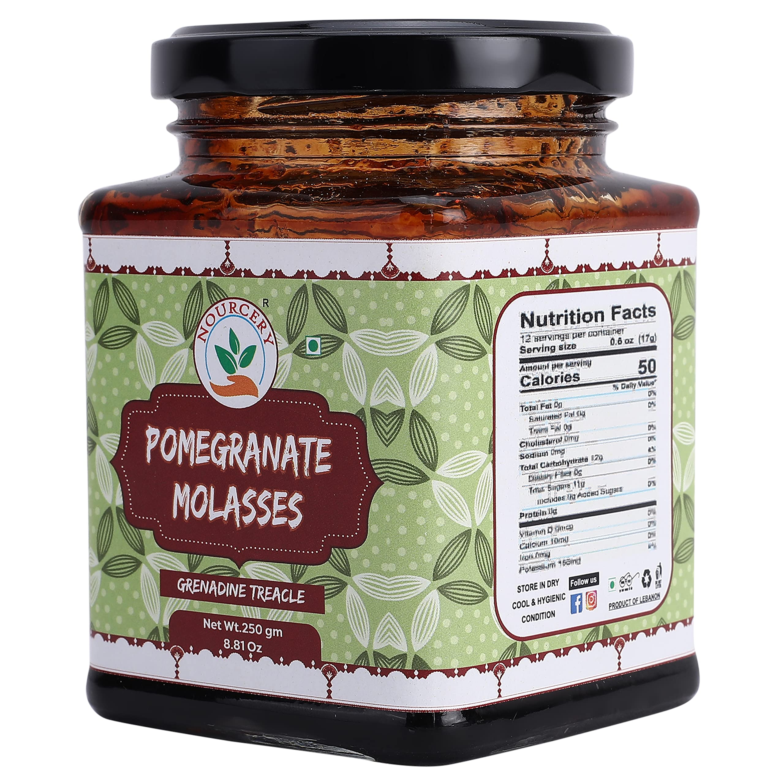 Nourcery Pomegranate Molasses, 250gm (Grenadine Treacle) - Image 2 thumbnail