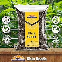 Vista 4 de Rani - Semillas de chía de 3.5 oz (100 g) ~ Todas las naturales Veganas Apto para gluten Sin OMG Kosher Origen indio
