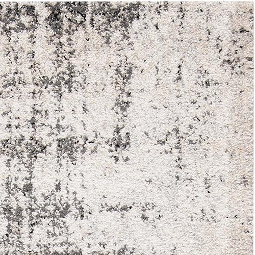 Miniatura 118 de SAFAVIEH Adirondack Collection Tapete de área XL, 12 x 15 pies, color crema y dorado, diseño abstracto moderno, no desprende pelusa y de fácil