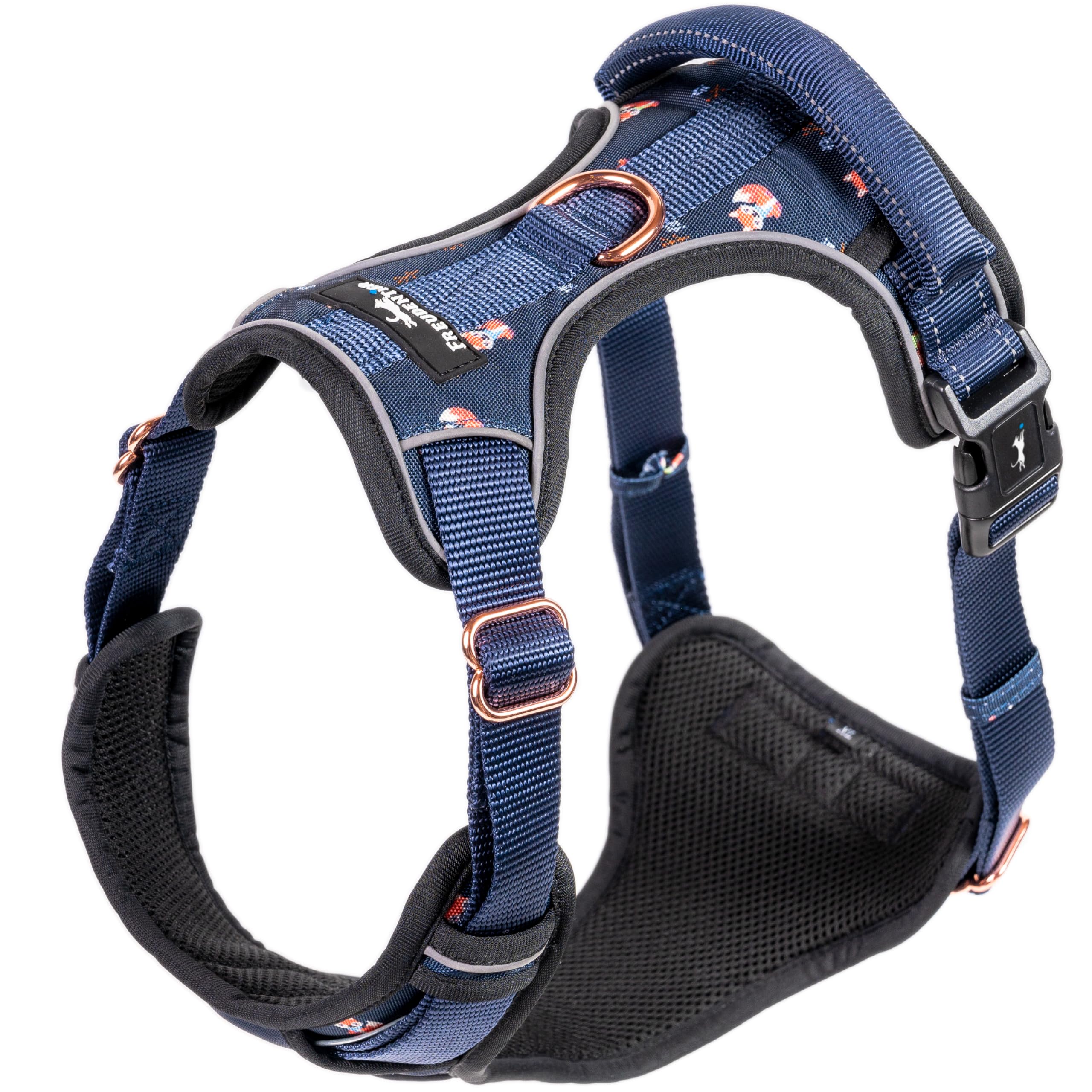 Harnais pour chien Let's Get Foxy XL grand chien avec rembourrage en maille