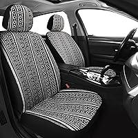 Vista 2 de Baja Saddle Blanket Car Seat Covers Full Set with Seat Belt Pads, Washable Breathable Seat Covers for Cars, Universal Fit Interior Covers for Most