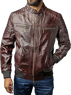 جاكيت جلد" طبيعي