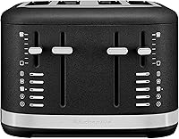 Vista 2 de KitchenAid 4 Slice Toaster, KMT4109BK, Cast Iron Black