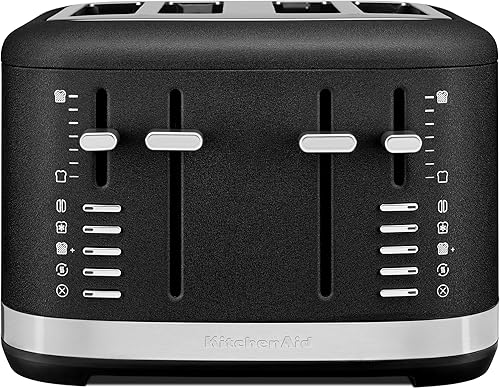 Miniatura 2 de KitchenAid Tostadora de 4 rebanadas, KMT4109BK, hierro fundido negro
