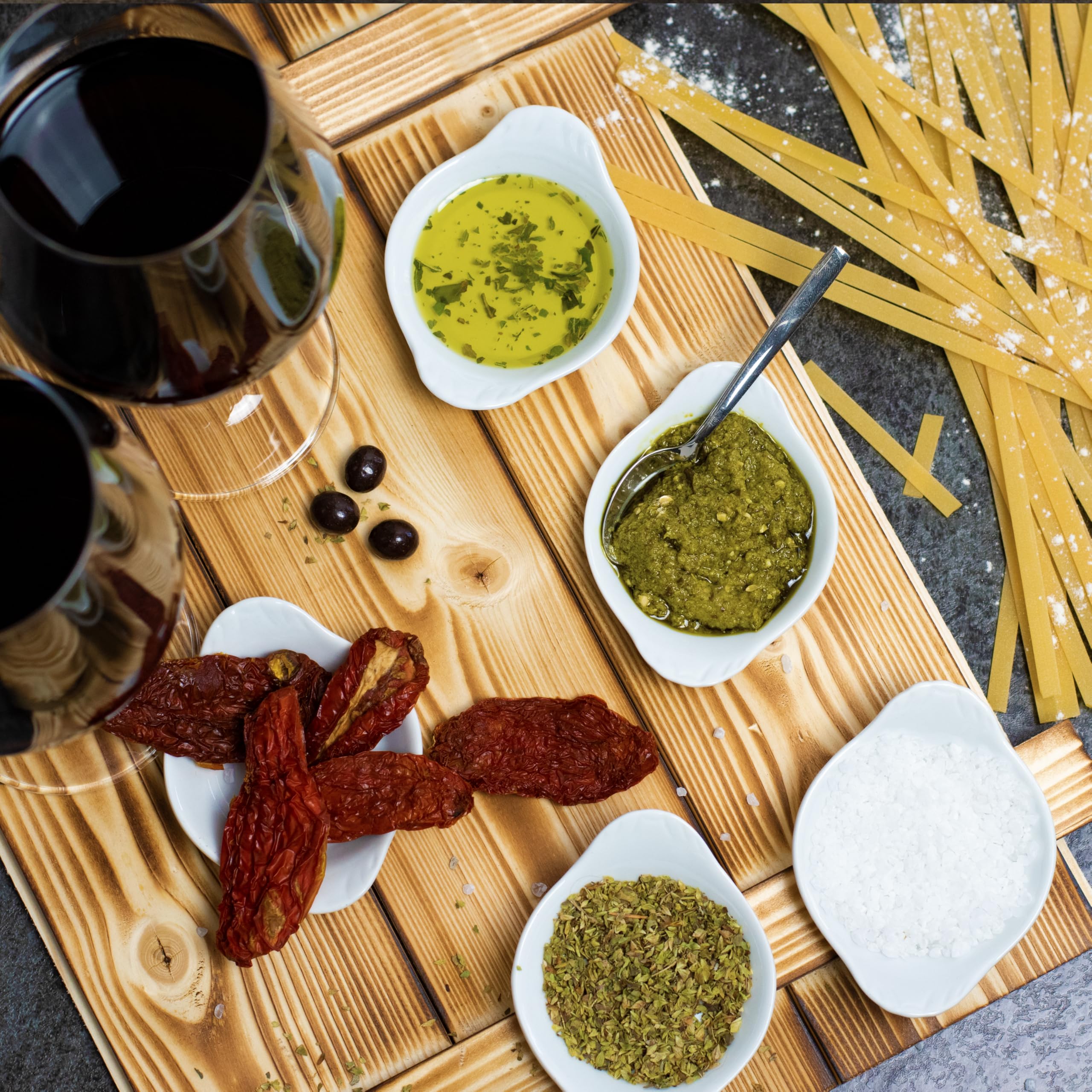 Italienisches Geschenkset „Verona“ | Geschenkkorb gefüllt mit Wein, italienischen Spezialitäten & edler Holzkiste | Präsentkorb für Frauen & Männer zum Geburtstag, Dankeschön