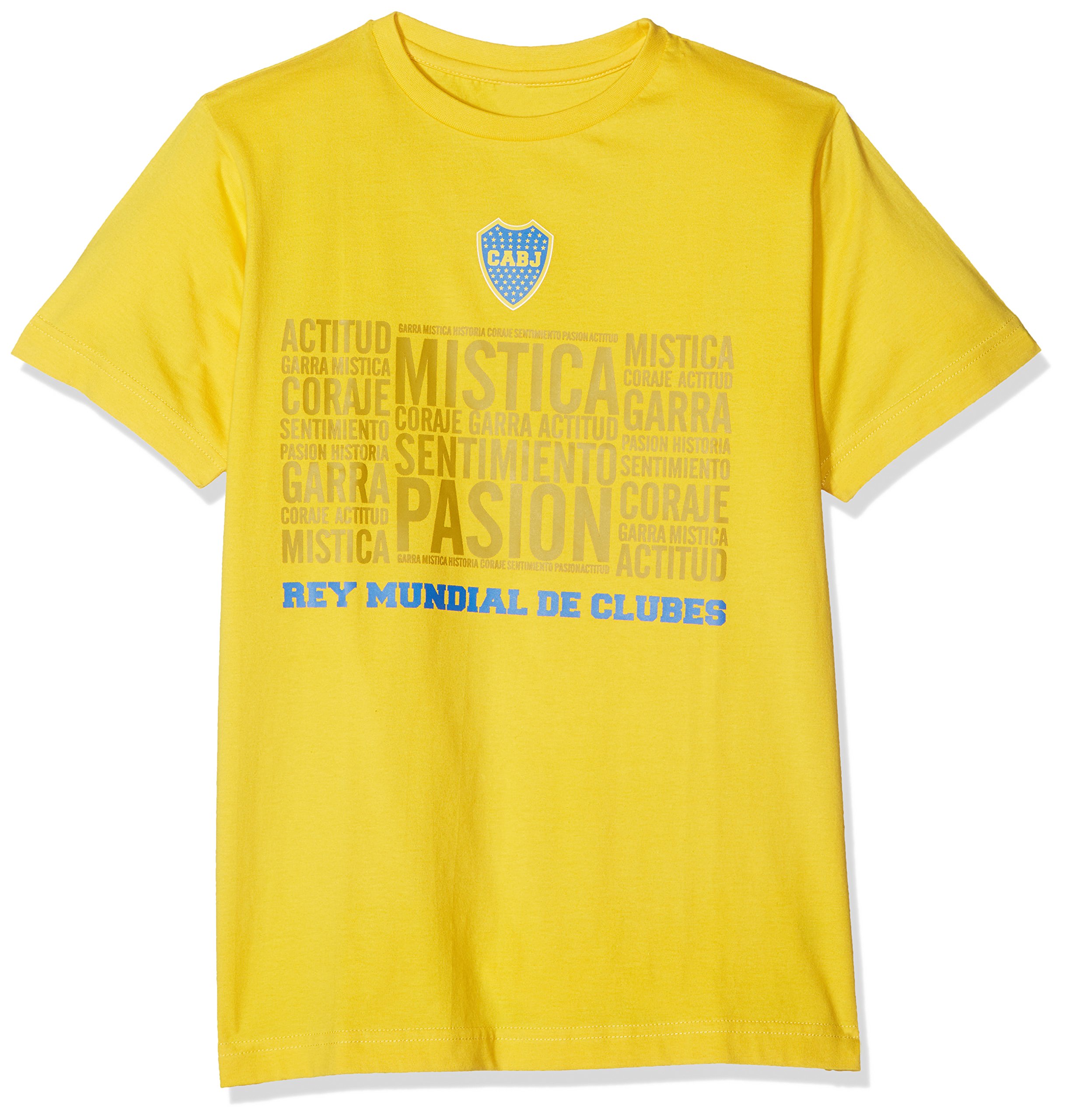 Boca Juniors Men Mistica T-Shirt - Yellow, Small