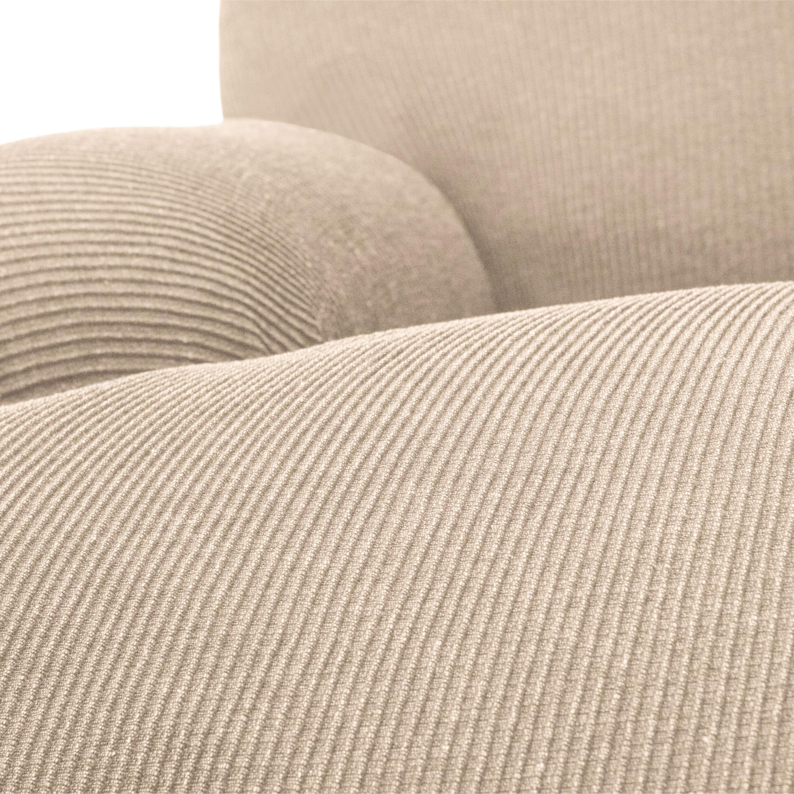 FAVERTI® Funda Elástica Sillón Relax Pies Juntos Reclinable de 70 a 90cm | Modelo Reale | Beige | Funda Sillón Abatible Universal | Protector de Calidad Tejido Jacquard Tacto algodón