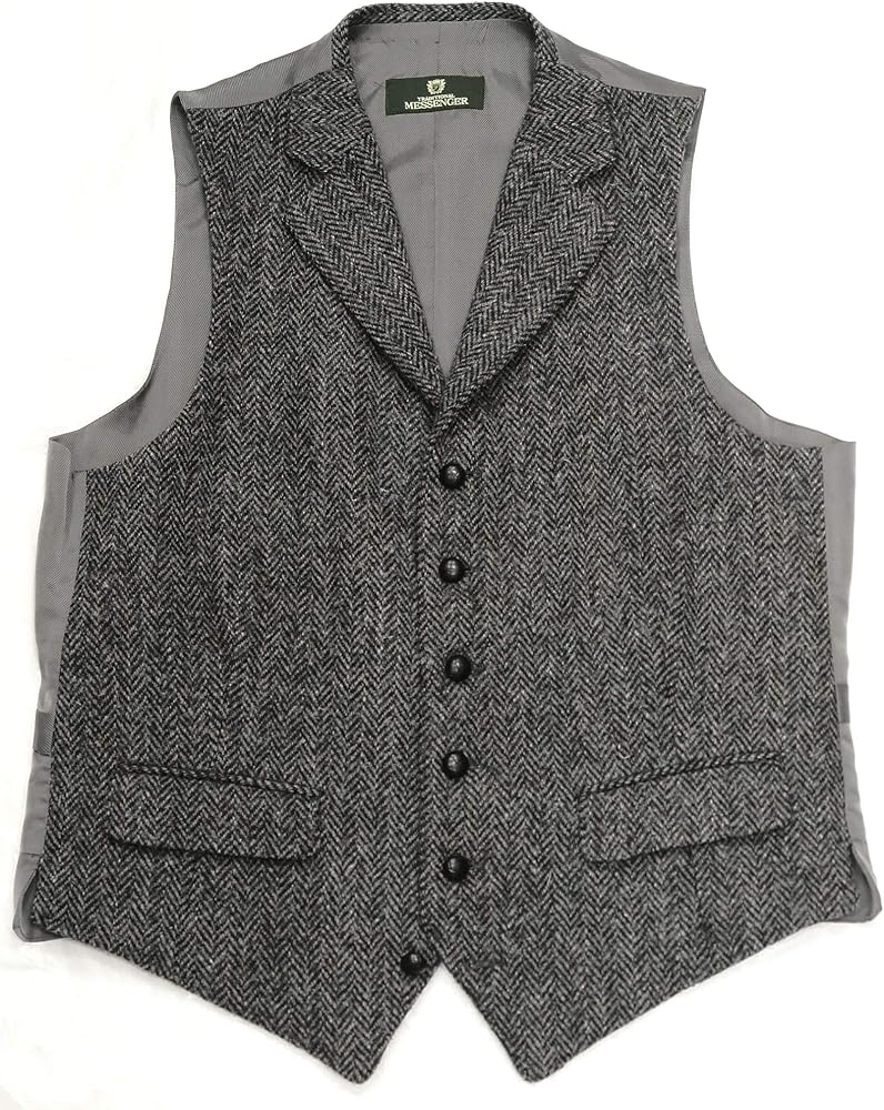 Amazon | [メッセンジャー] Harris Tweed/ハリスツイード オッドベスト