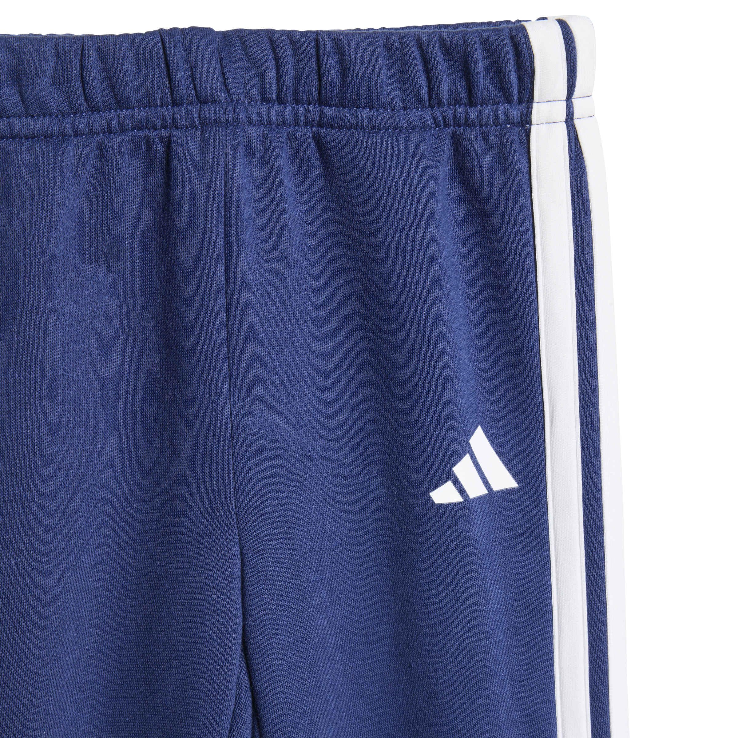 adidas Essentials Tiberio 3 Stripes Fleece Trackuit Pantalón deportivo para jóvenes y bebés Unisex bebé (Pack de 1)