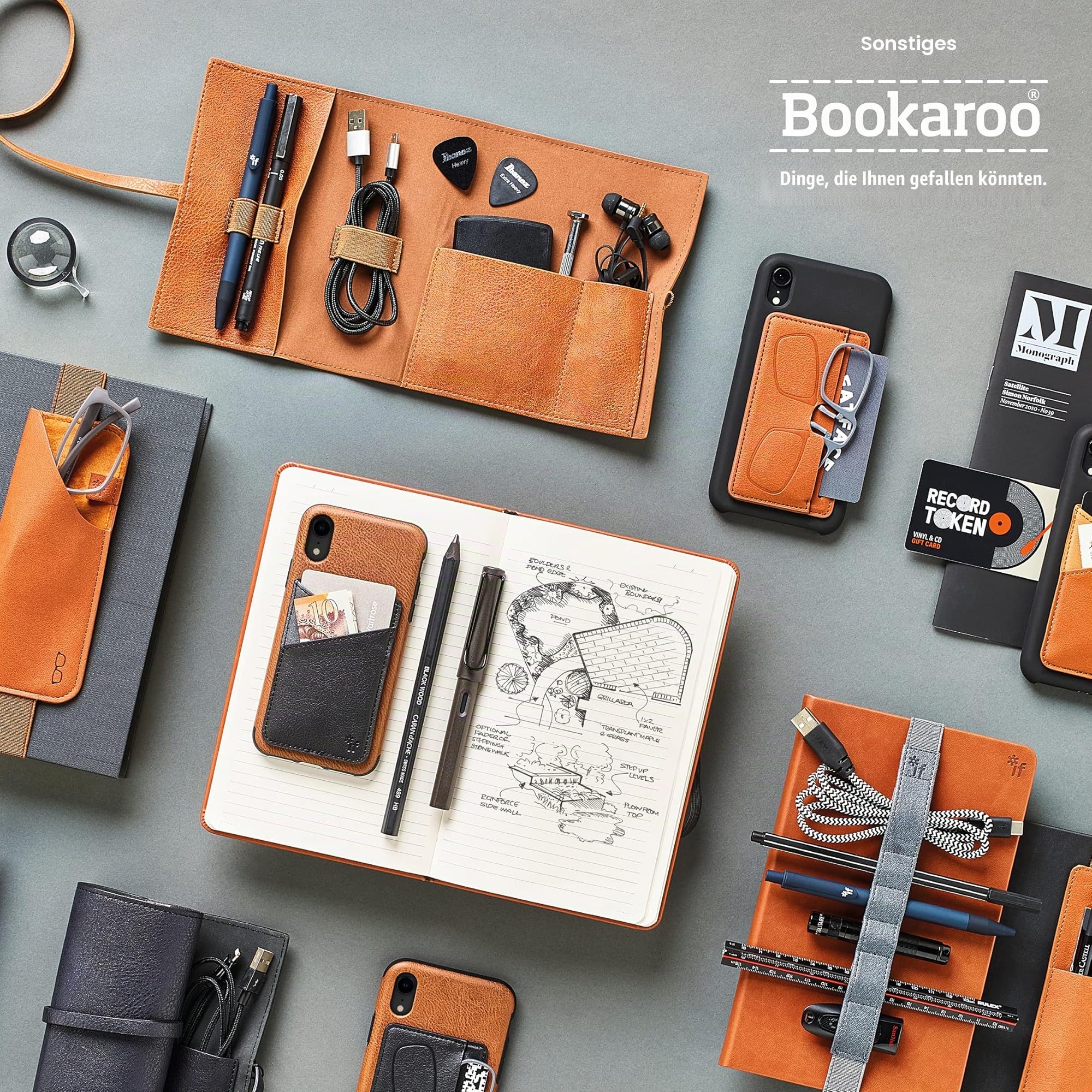 Bookaroo Books & Stuff Pouch Chartreuse