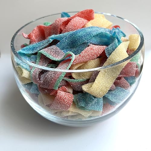 Miniatura 6 de Sour Power - Cinturones de gomita de caramelo (azul bayas agrias, arándanos, 1 libra)