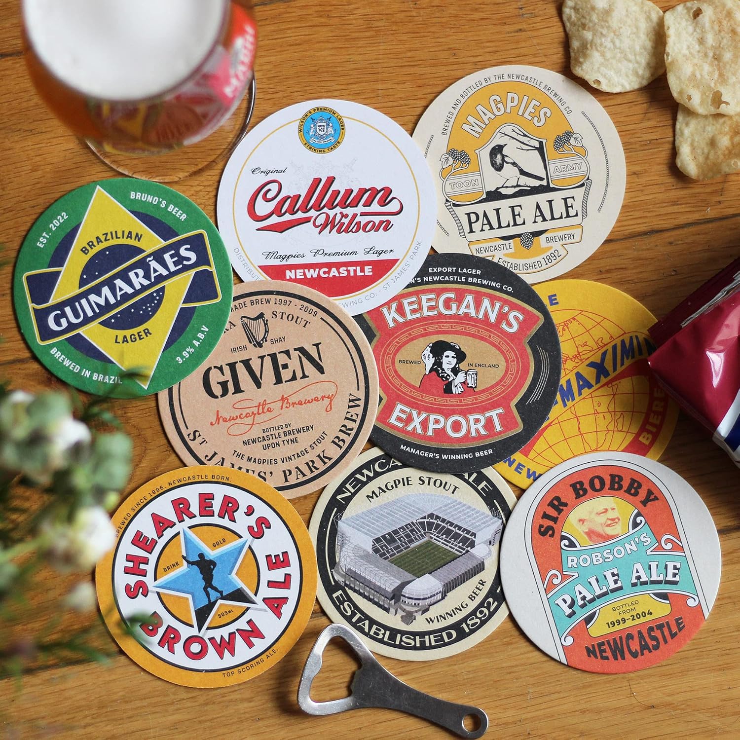 Newcastle beer mats: Beer Mats x9