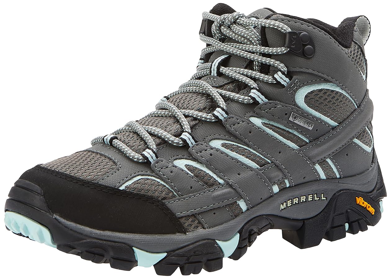 Merrell Moab 2 Gore-Tex women's hiking boots showing side profile and fit characteristics