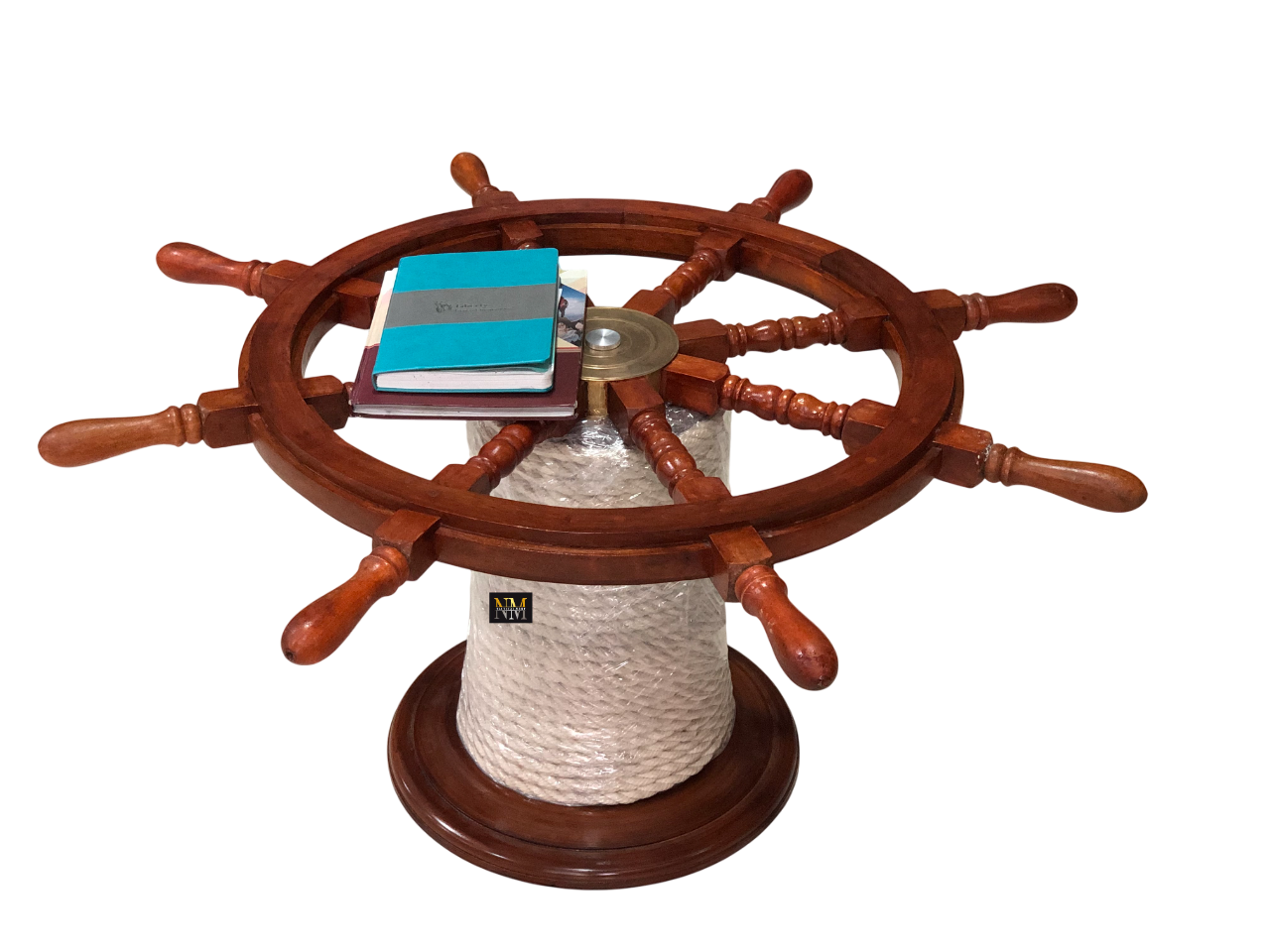 Amazon.com: Nautical Ship Wheel Table 36'' : Home & Kitchen