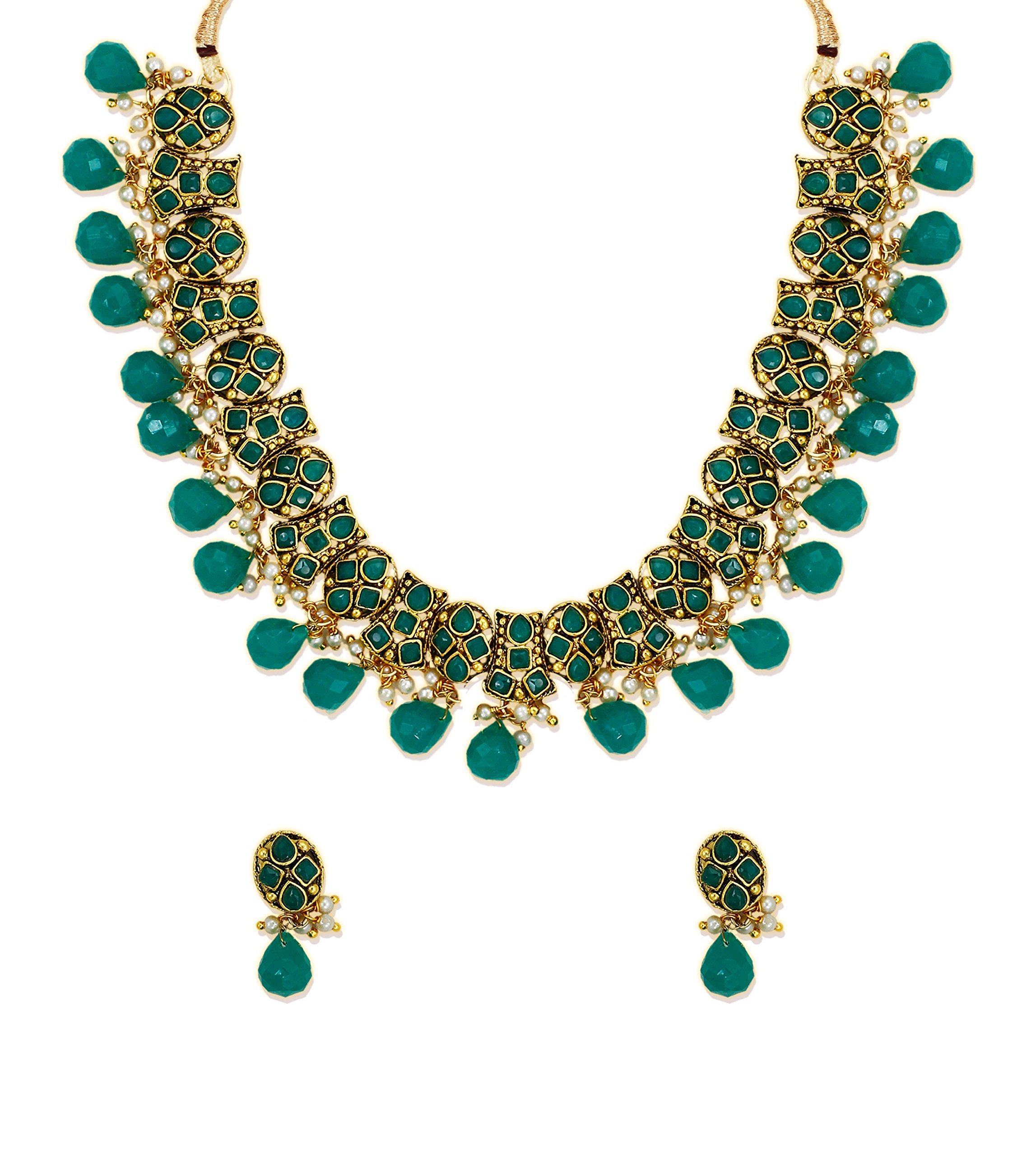ZAVERI PEARLSTraditional Necklace Set For Women - Zpfk6137