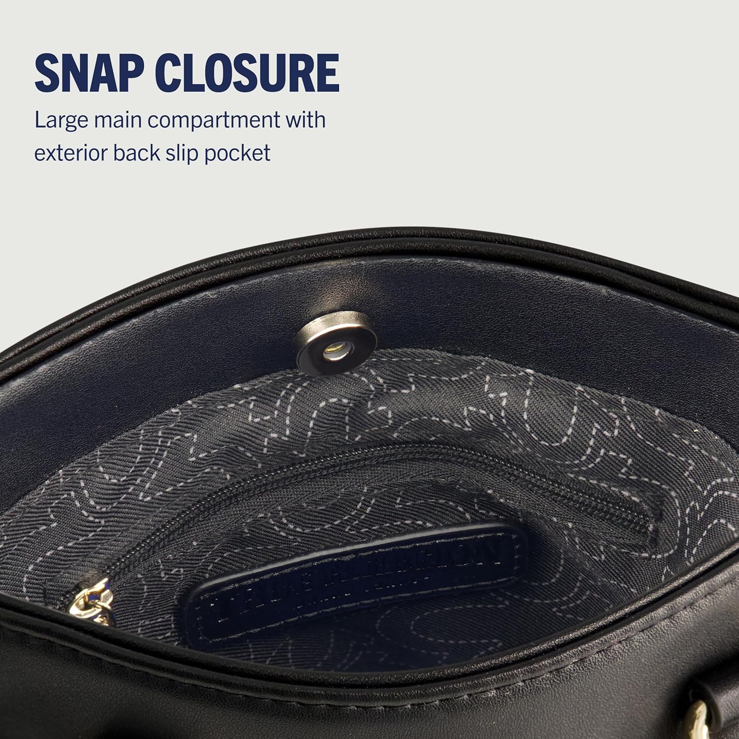 True Religion Women's Tote Bag, Travel Shoulder Handbag with Adjustable Crossbody Strap - Image 6