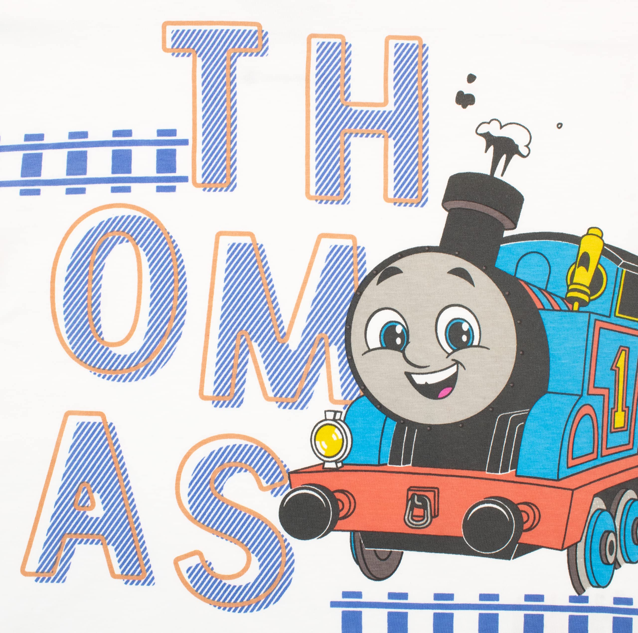 Thomas & Friends Chłopcy Zestaw Koszulki i Spodenek Tomek i Przyjaciele Niebieski 92