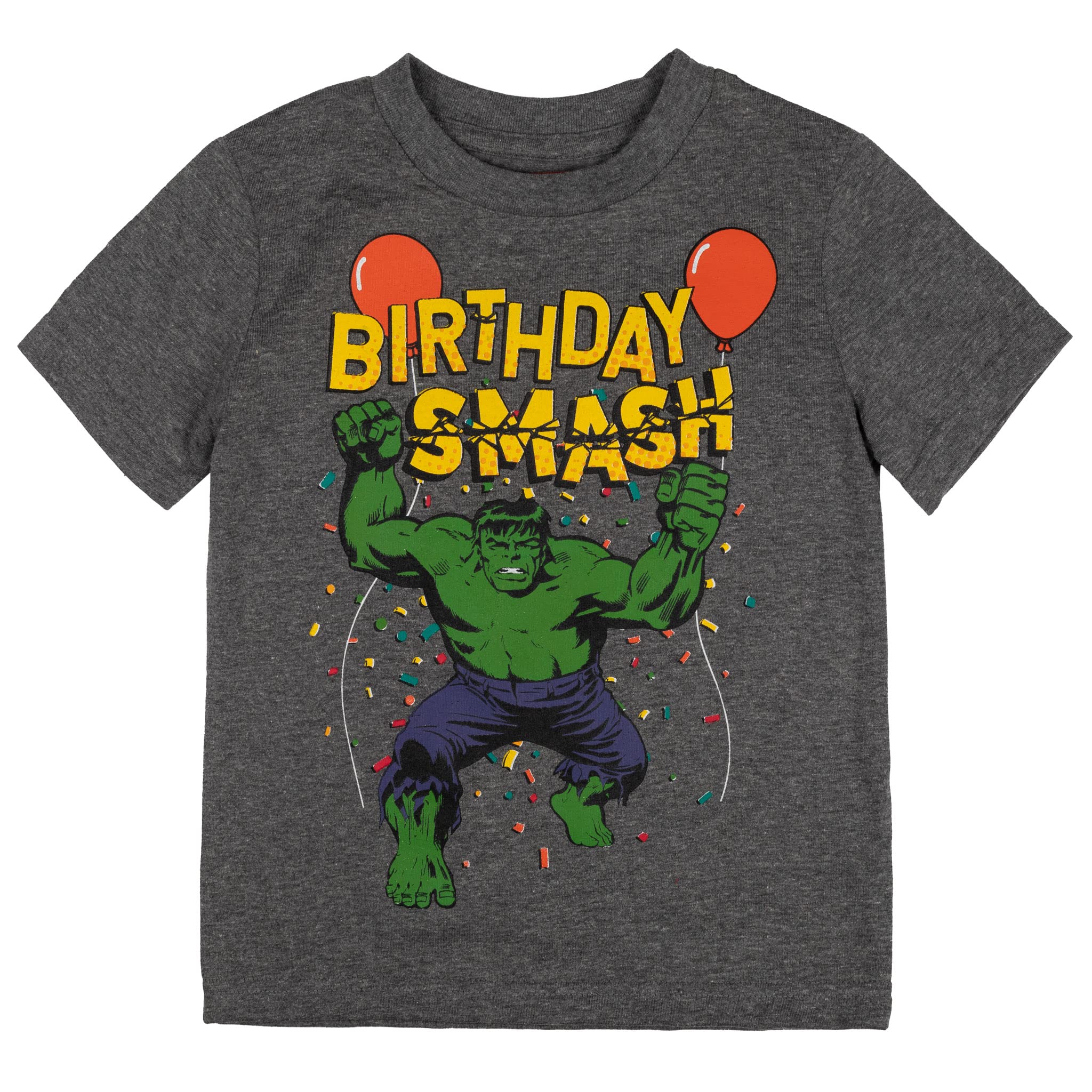MarvelAvengers Spider-Man Captain America Hulk Birthday T-Shirt Toddler to Big Kid