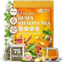 Vista 83 de FreshDrinkUS, 75 bolsas de té de cardo mariano premium, 100% natural y puro de semillas de cardo mariano. Té de hierbas con semillas de cardo