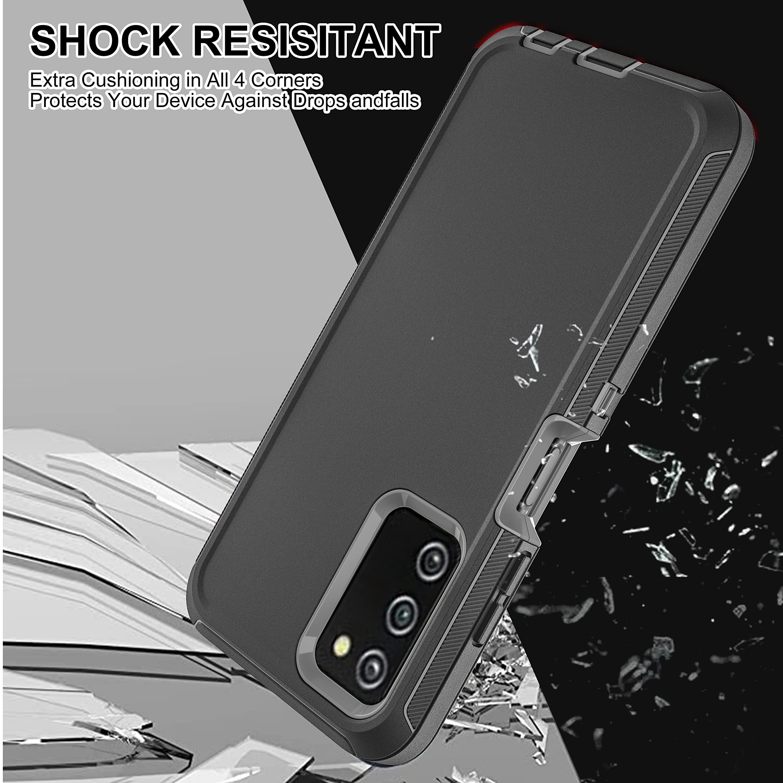 phone cases for galaxy a16 Gear - Glossy Black One Piece Phone Case