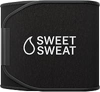 Vista 18 de Sports Research Sweet Sweat - Faja reductora de cintura (serie core), banda de fitness para mejorar el sudor para mujeres y hombres