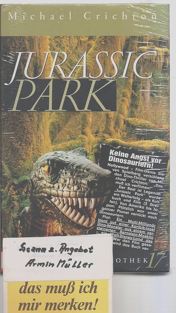 【中古】 Jurassic Park/PERFECTION LEARNING CORP/Michael Crichton Michael Crichton's Jurassic World-Michael Crichton-SIGNED