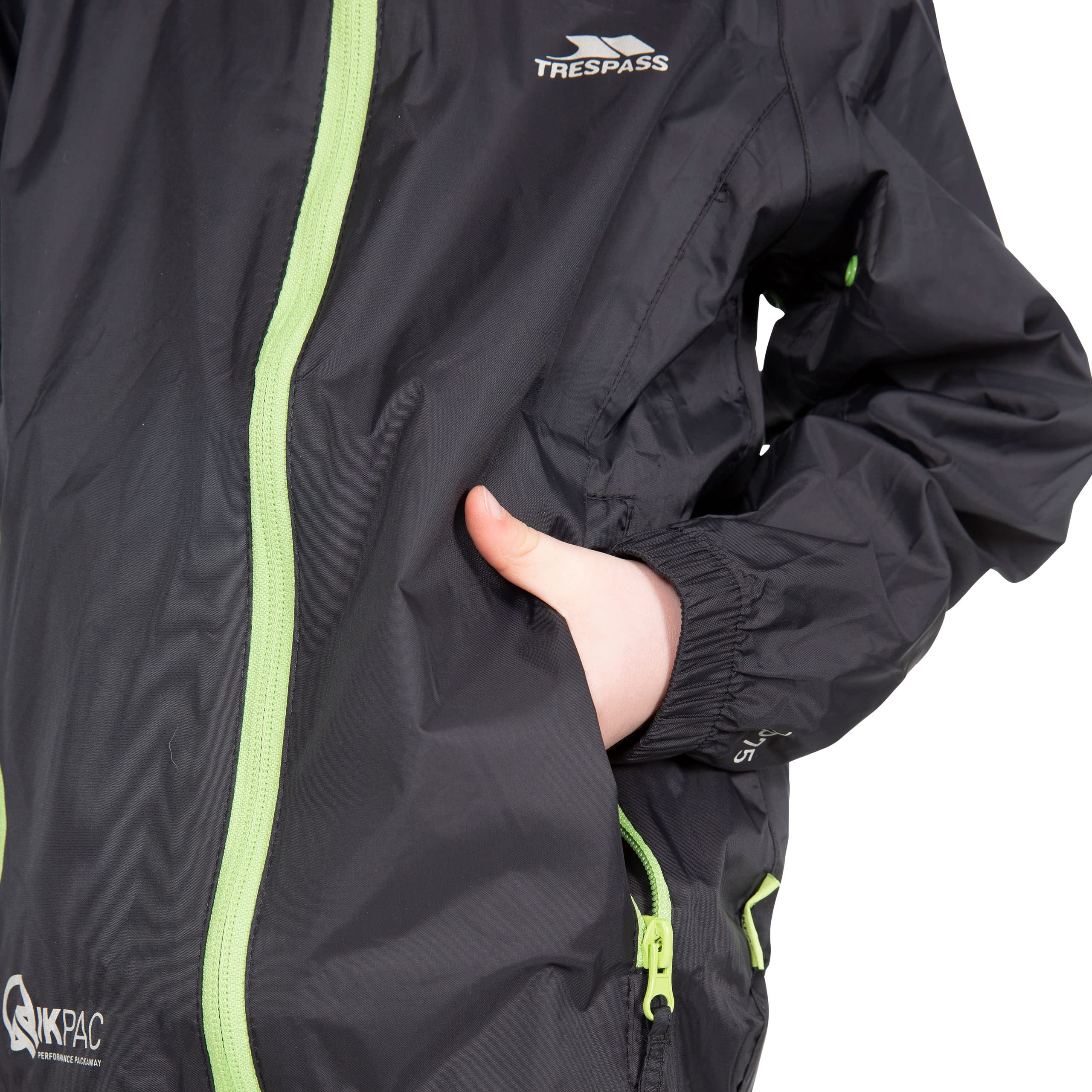 Trespass Chłopięca Qikpac Kids Chamarra, Azul Marino, Talla Única (1 szt.)