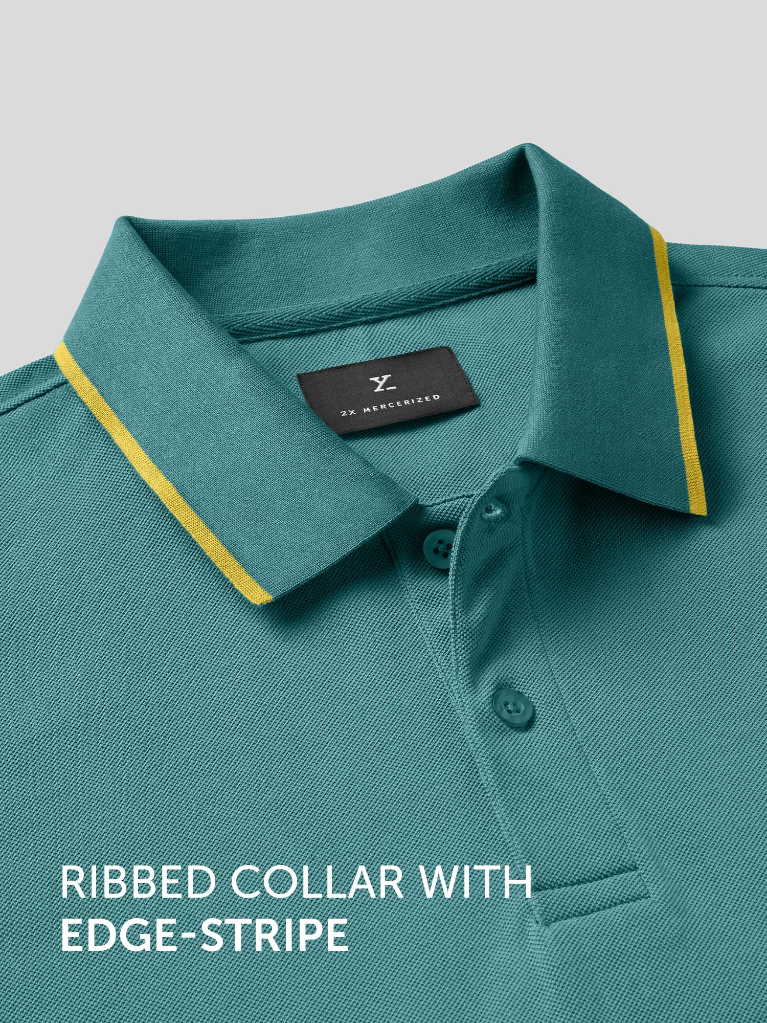 XYXX Męska koszulka z solidnej bawełny | koszulki polo Collor | Półrękawy | Solid-Slim Fit