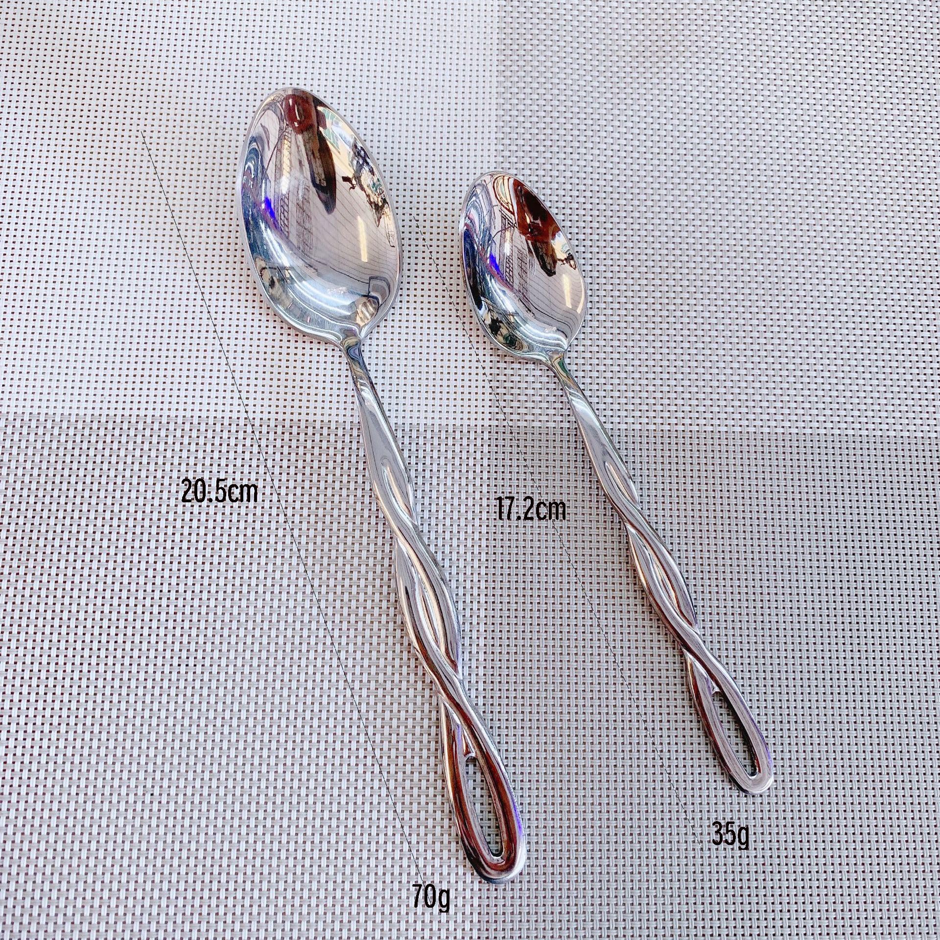 Silberbesteck-Set, Exklusive Kollektion, Edelstahl, Hochglanzpoliert, Küchenutensilien, Tischservice Mit Gabel, Messer Und Löffel, 48-Teilig, Für 12 Personen, Typ 2