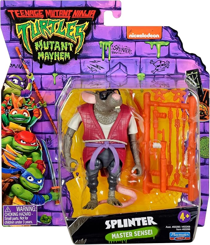 Animation by Creator of John Wick Gets Season 2 on Netflix 6 Teenage Mutant Ninja Turtles: Mutant Mayhem 4” Splinter Basic Action Figure by Playmates Toys