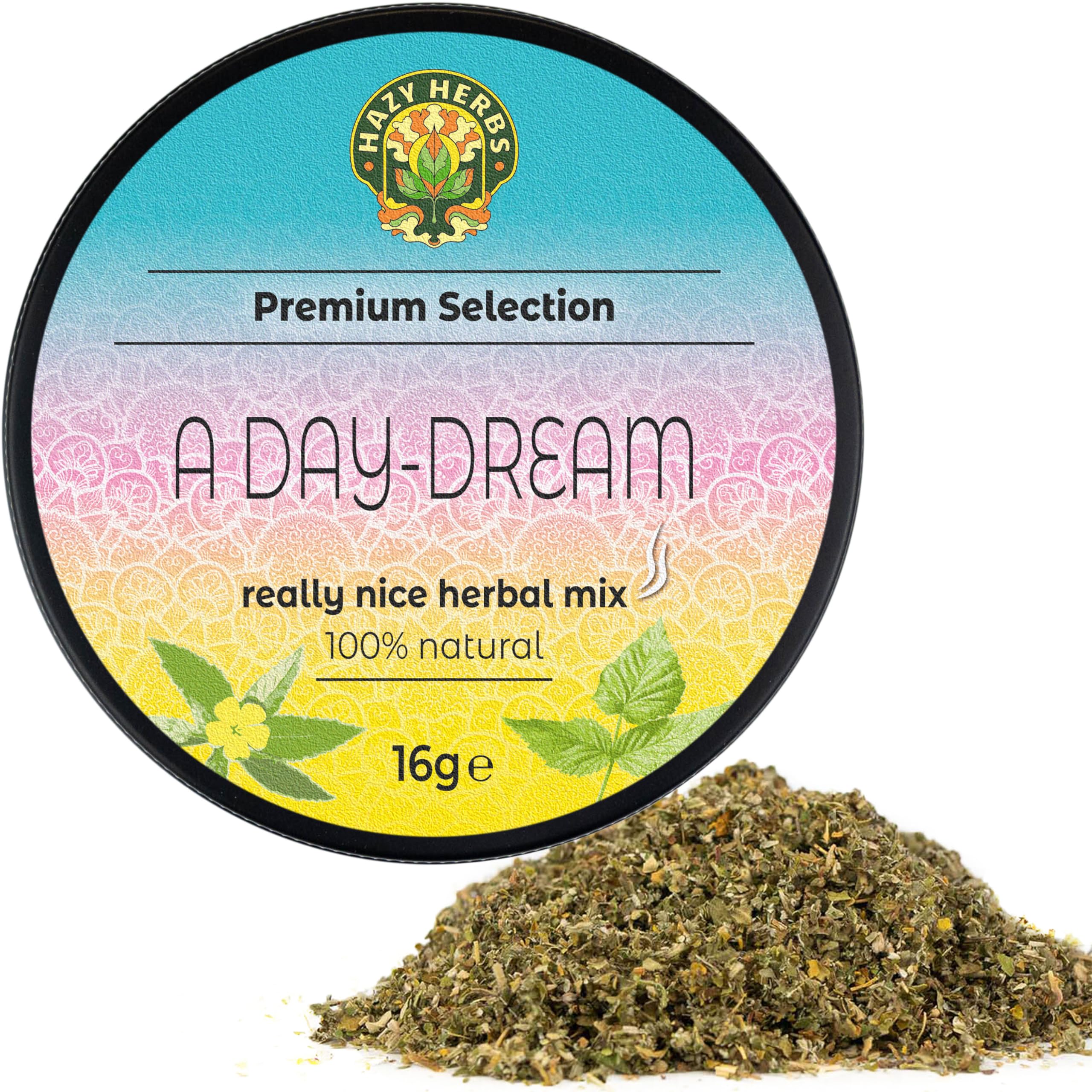 HAZY HERBS | Premium Selection | Kräutertee-Mischung "A Day-Dream" - 100% natürlicher Kräutermix - 16g feine Mischung