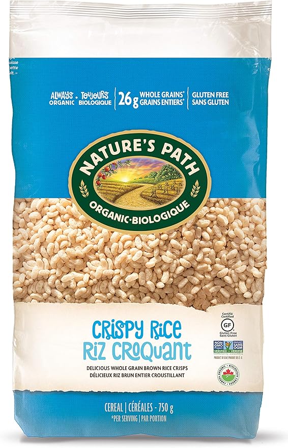 Céréales de riz croquant sans gluten biologiques - Nature's Path Ecopac