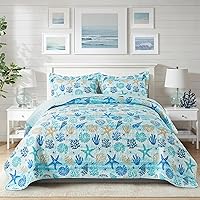 Vista 25 de NEWLAKE Juego de colcha de algodón, juego de colcha reversible de retazos, patrón floral gris europeo, tamaño Queen