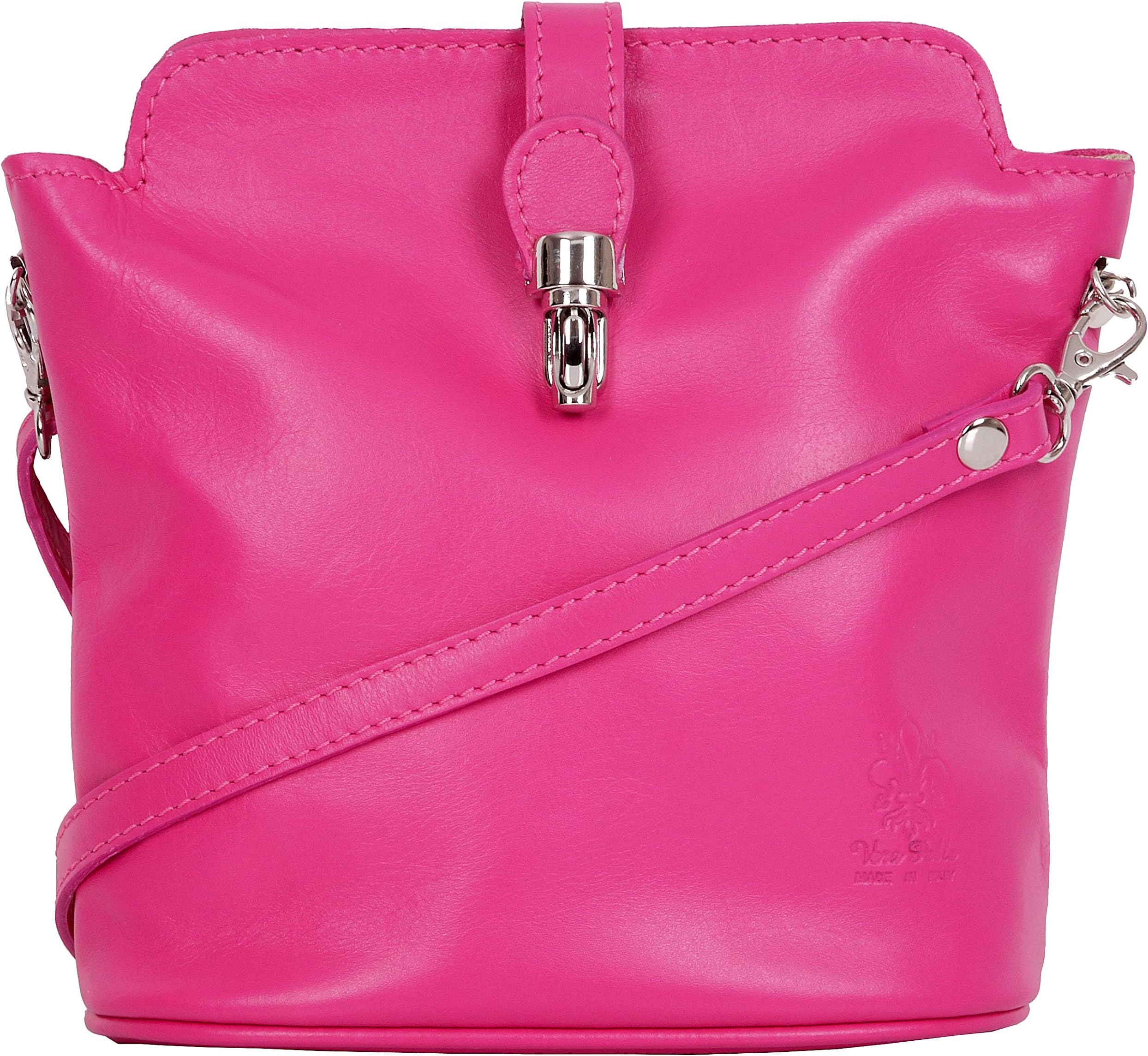 PRIMO SACCHI Italian Leather Hand Made Adjustable Strap Cross Body or Shoulder Bag Handbag Purse