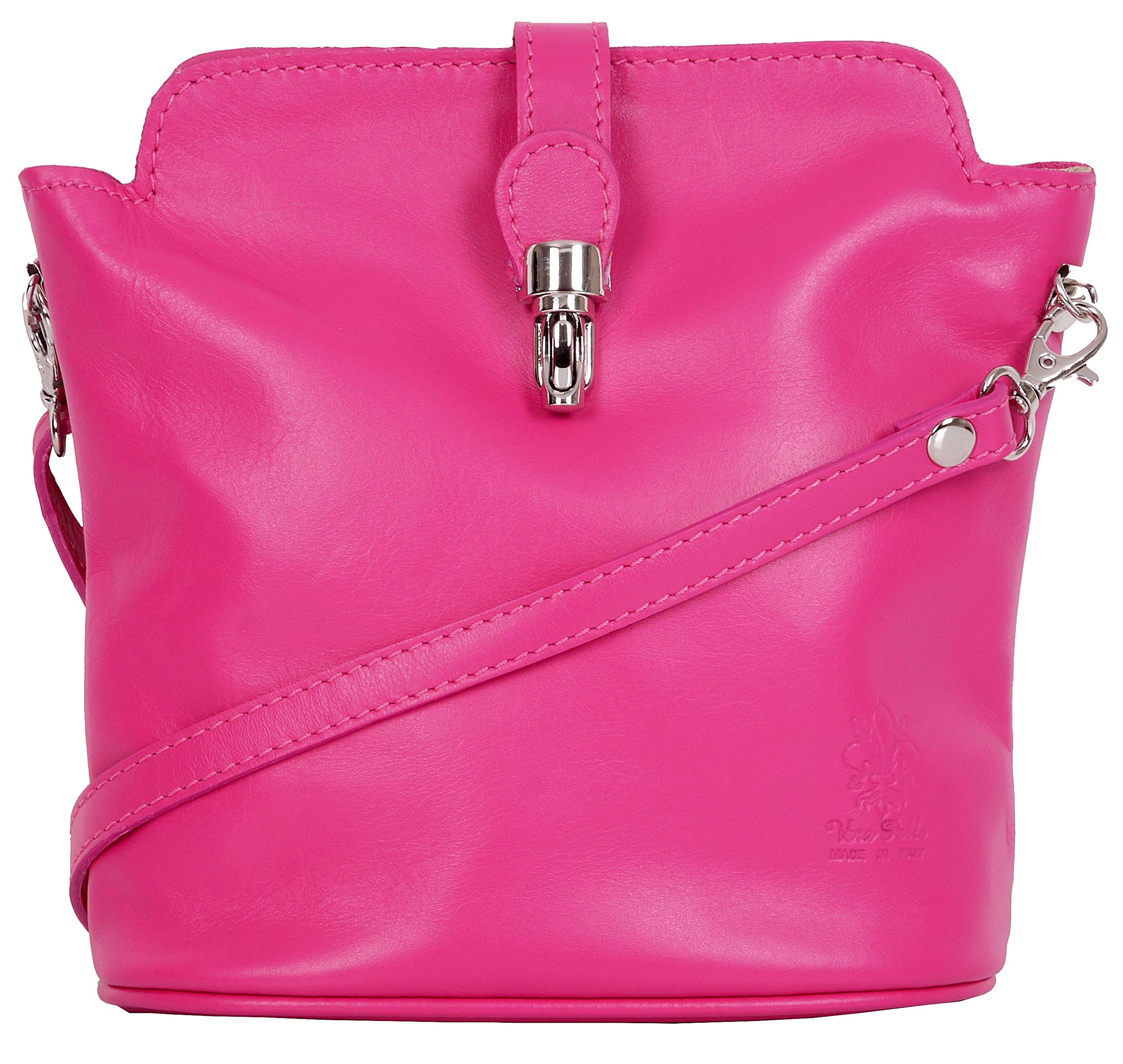 PRIMO SACCHI Italian Leather Hand Made Adjustable Strap Cross Body or Shoulder Bag Handbag Purse