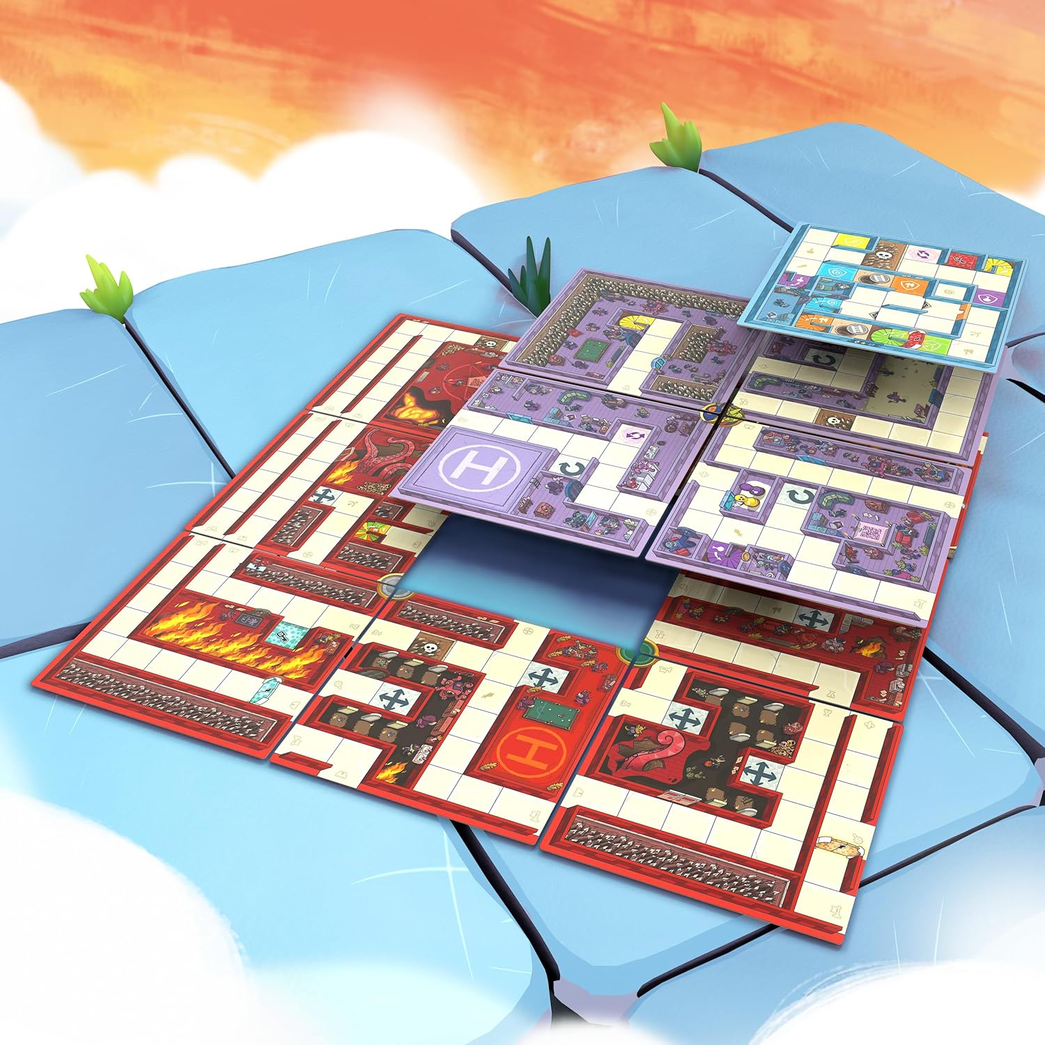 Magic Maze Tower – Puzzle Adventure in the Award-Winning Magic Maze Universe | Solo & co-op | 91 Challenges | Real-time Play | Ages 9+ | 1–4 Players | 30 min | FSC®