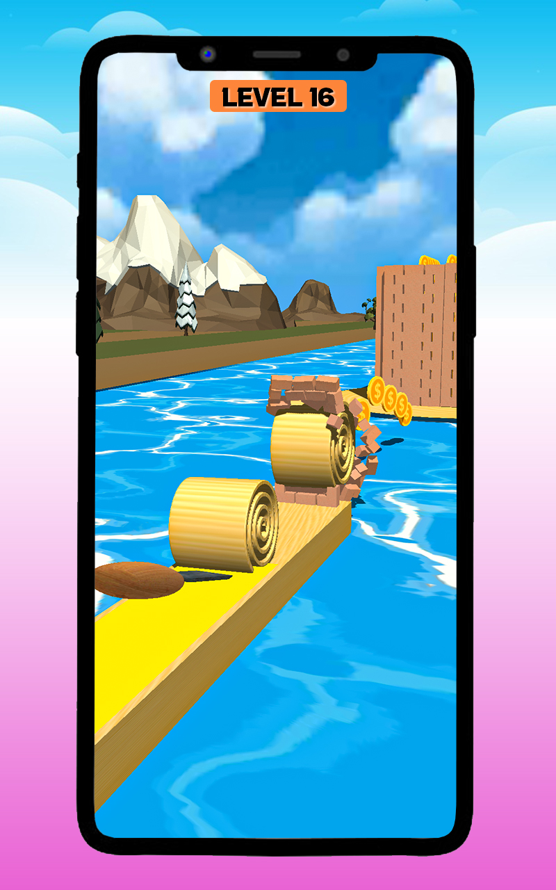 Wood Spiral Roll Wood Carving Spiral Rolling Rush 3D Wood Turning