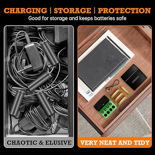 Miniatura 2 de Baterías AA recargables con cargador rápido de 1.5 V, baterías de litio triple a de 3500 mWh de alta capacidad, pilas de litio AA recargables AA con