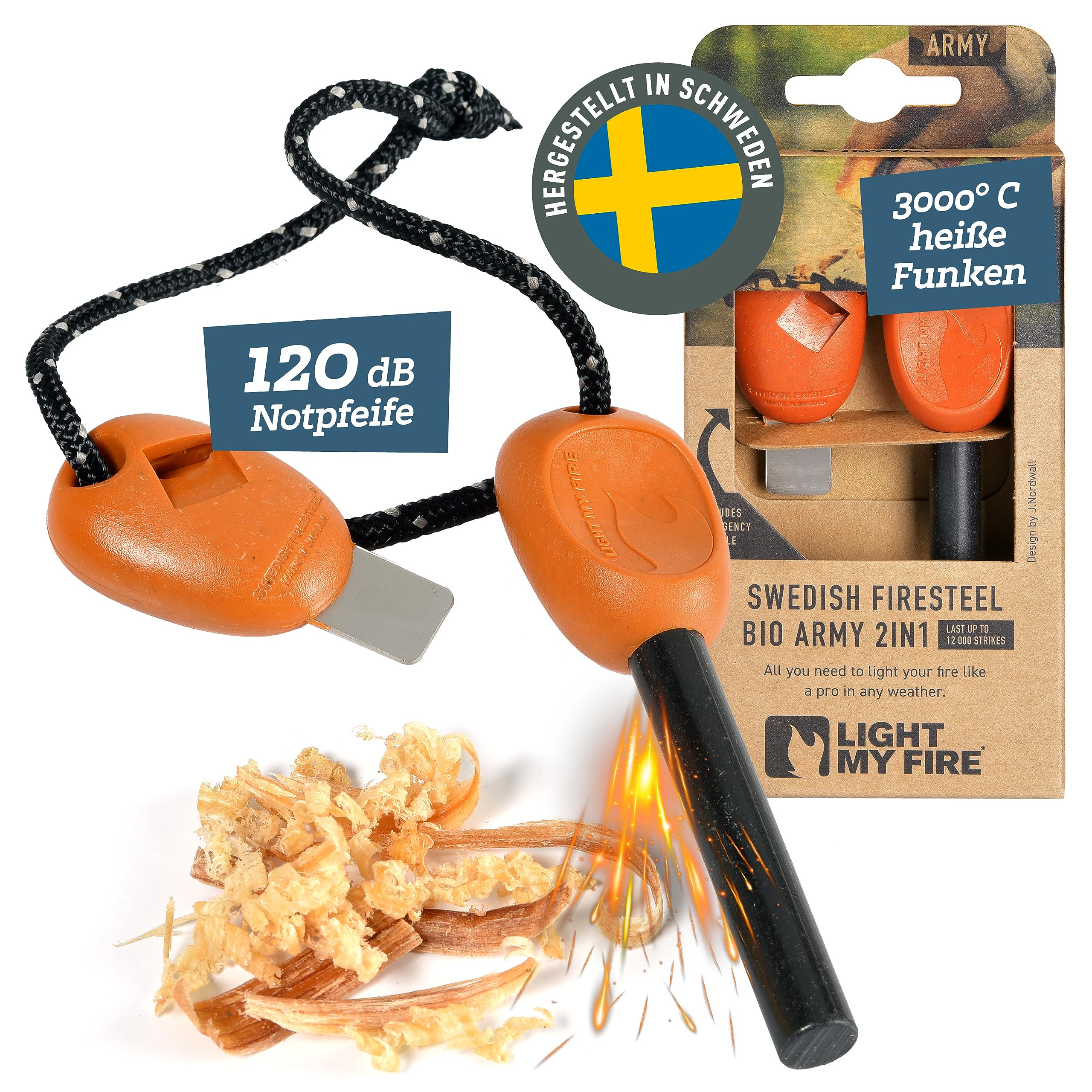 LIGHT MY FIRE Feuerstahl Outdoor Army
