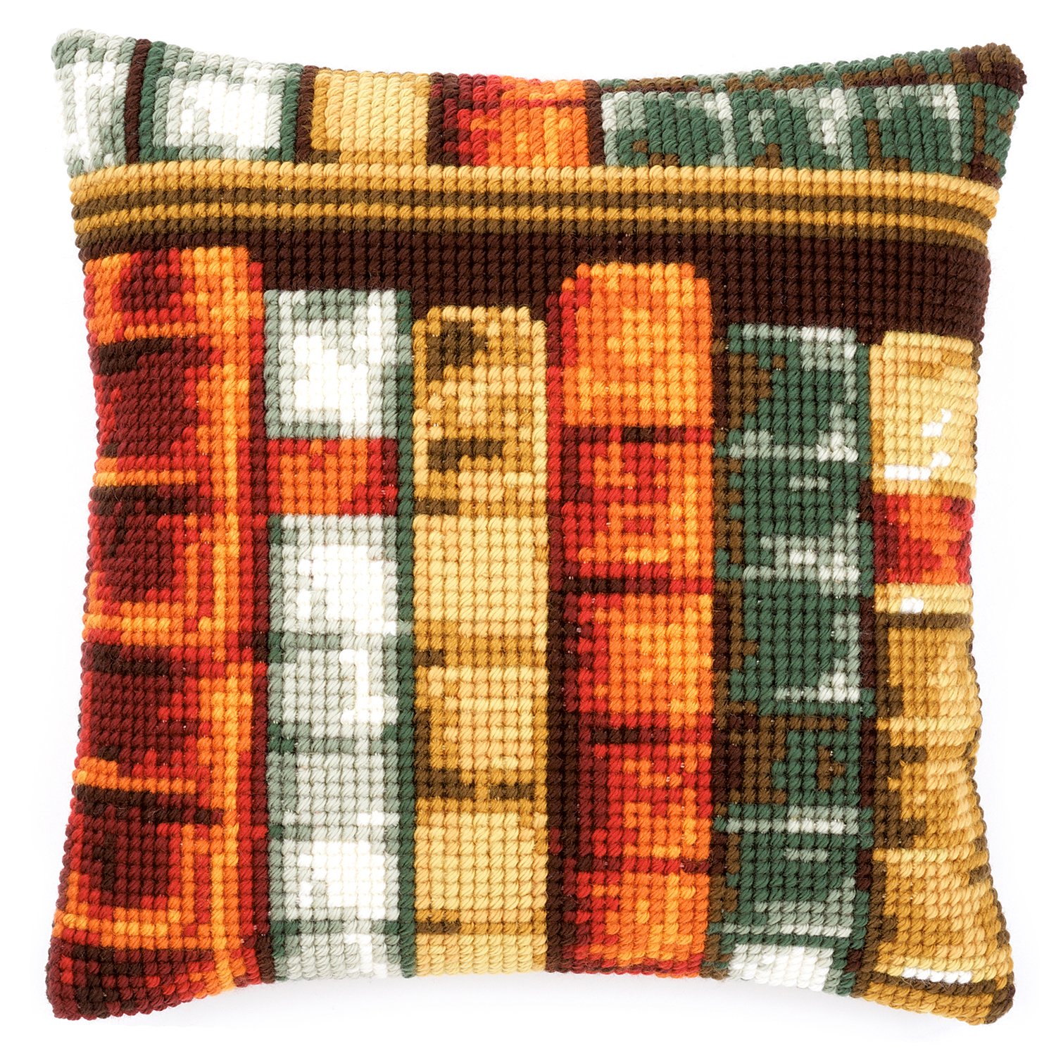 B&Q -  Cushion BooksCross Stitch Kit: Cushion: BooksVervaco