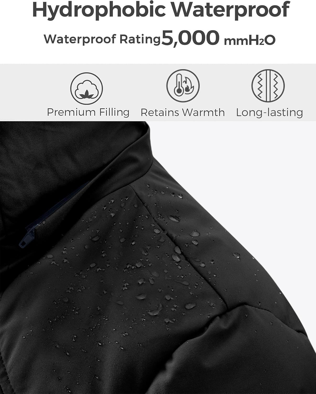 Wantdo Women's Long Quilted Winter Coat Thicken Puffer Jacket with Faux Fur Hood - Image 5