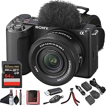 Amazon.com : Sony ZV-E10 II Mirrorless Vlogging Camera Kit with 16