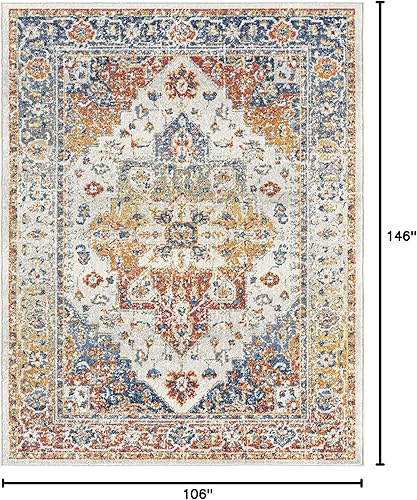 Miniatura 2 de CHL1217 - Alfombra de área grande – Alfombra tradicional para sala de estar, comedor, dormitorio, entrada interior, entrada o puerta delantera,