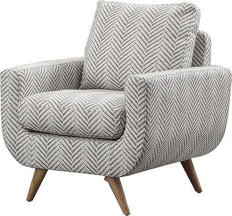 printed accent chair